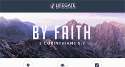 Desktop Screenshot of lifegatebaptistchurch.org